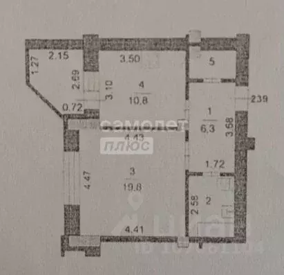 1-к кв. Липецкая область, Липецк ул. П.И. Смородина, 11 (43.3 м) - Фото 2