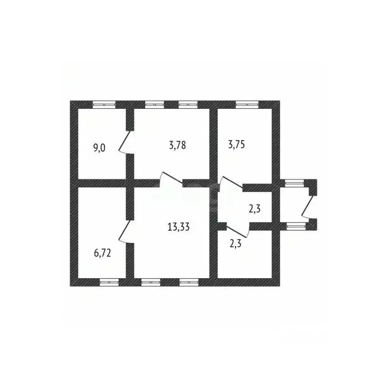 Дом в Белгородская область, Вейделевский район, Солонцинское с/пос, с. ... - Фото 2