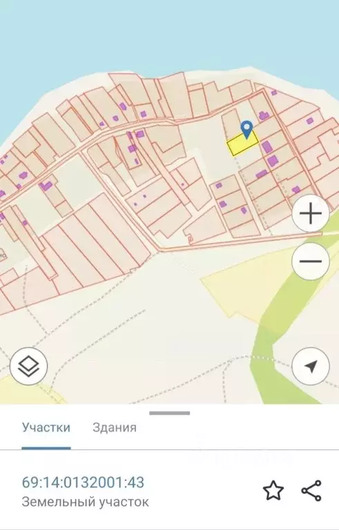Участок в Тверская область, Кимрский муниципальный округ, д. Шиблино  ... - Фото 1