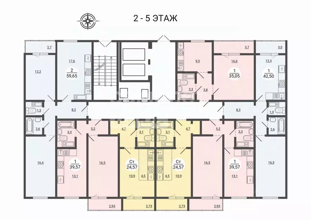 1-к кв. Челябинская область, Челябинск Университетская Набережная ул., ... - Фото 2
