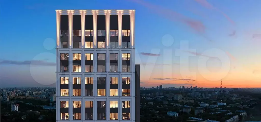 Квартира-студия, 21,5 м, 9/31 эт. - Фото 1