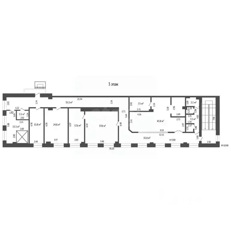 Офис в Тюменская область, Тюмень ул. 50 лет Октября, 6 (254 м) - Фото 2