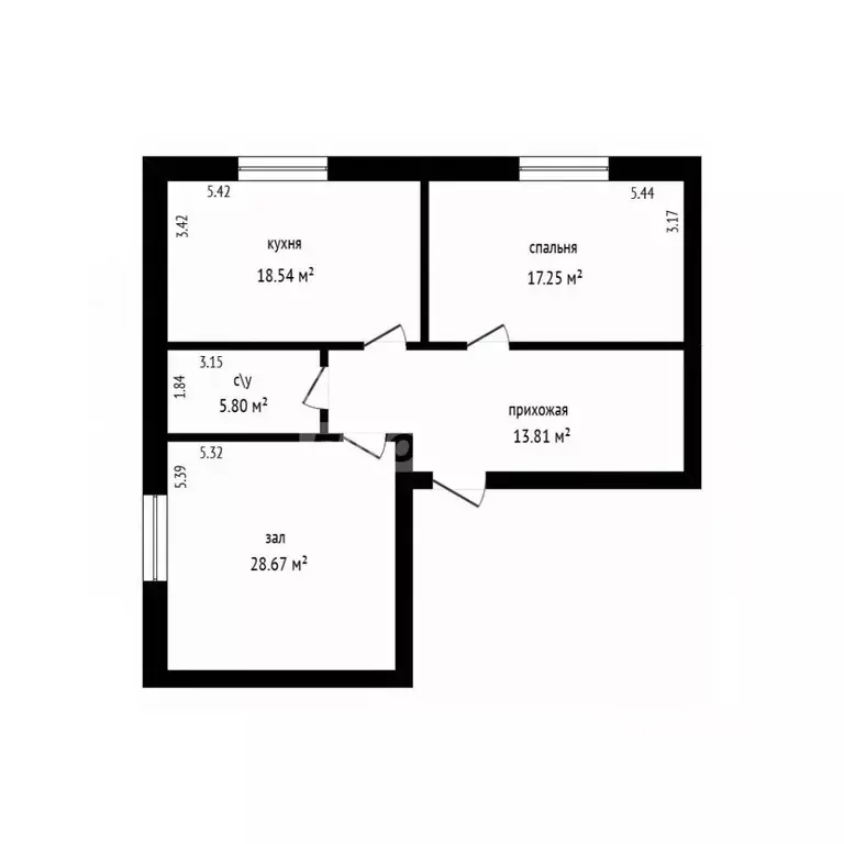 2-к кв. Дагестан, Дербент ул. Николая Гоголя, 52Е (85.0 м) - Фото 2