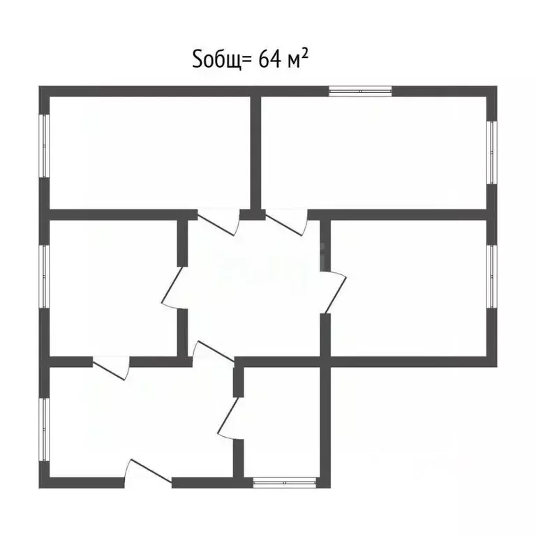 Дом в Брянская область, Брянский район, Нетьинское с/пос, пос. ... - Фото 1