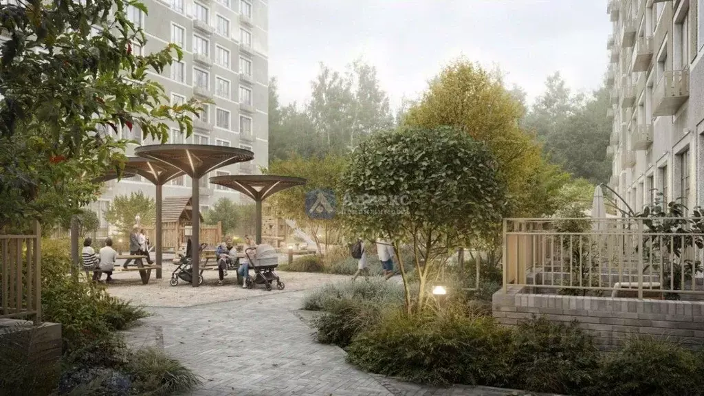 Студия Тюменская область, Тюмень ул. Сергея Корепанова, 34 (29.4 м) - Фото 1