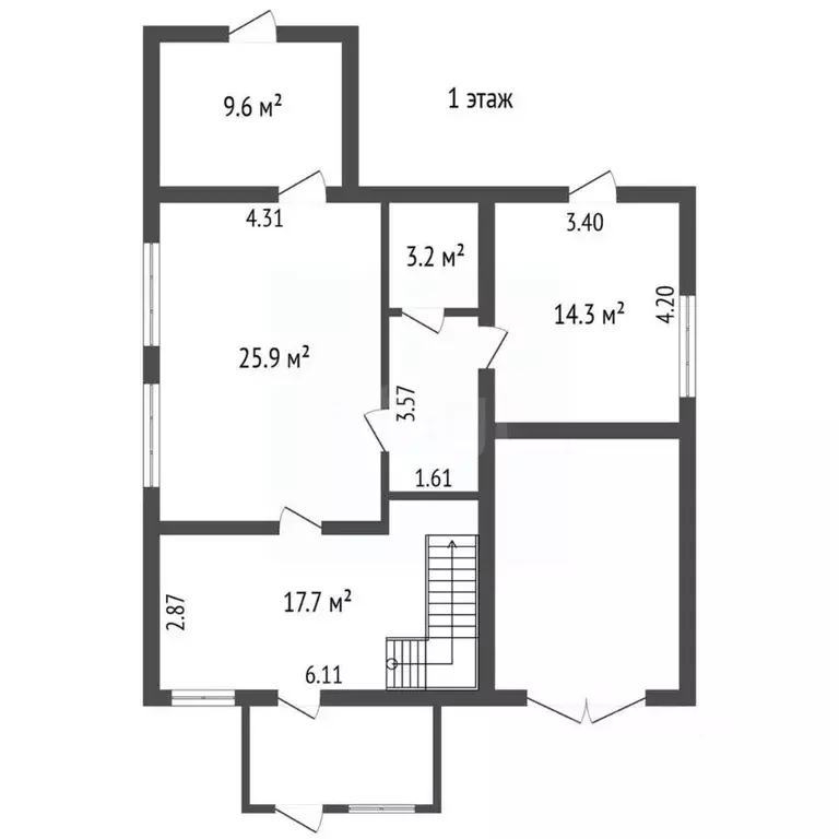 Дом в Кемеровская область, Березовский Барзасская ул., 26 (200 м) - Фото 1