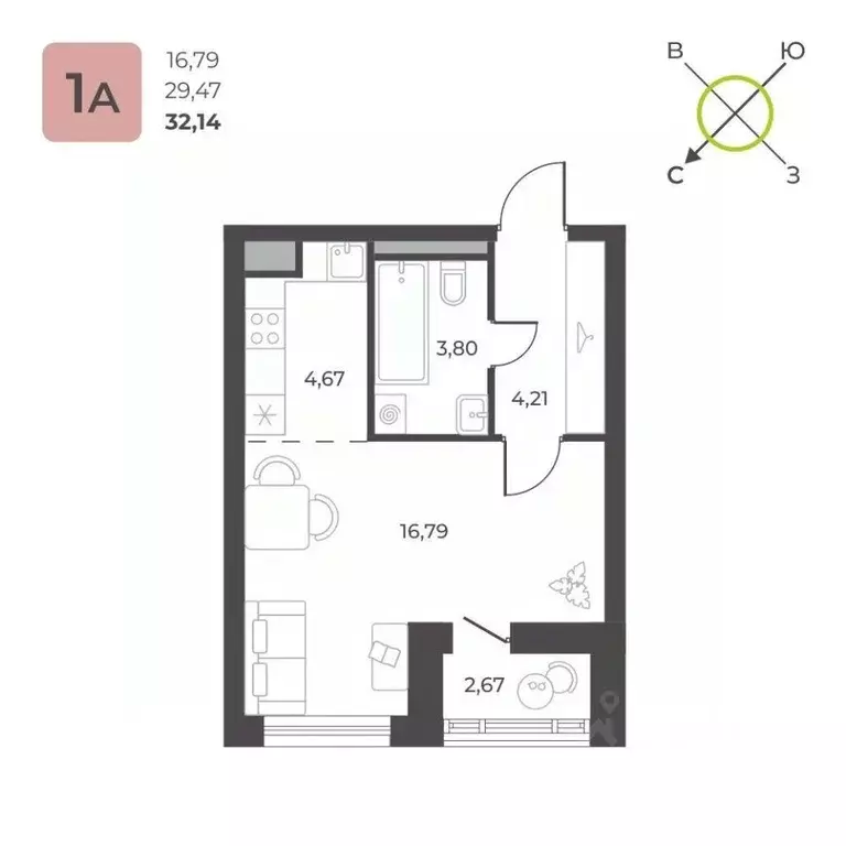 Студия Свердловская область, Екатеринбург ул. Академика Ландау, 34 ... - Фото 0