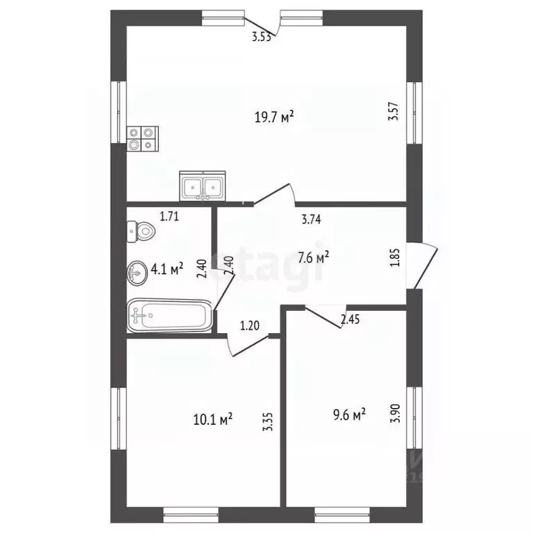 Дом в Калининградская область, Зеленоградский муниципальный округ, ... - Фото 2