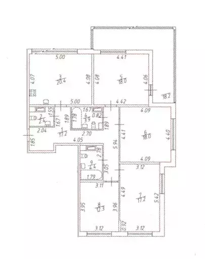 4-к кв. Санкт-Петербург ш. Суздальское, 8 (113.8 м) - Фото 2