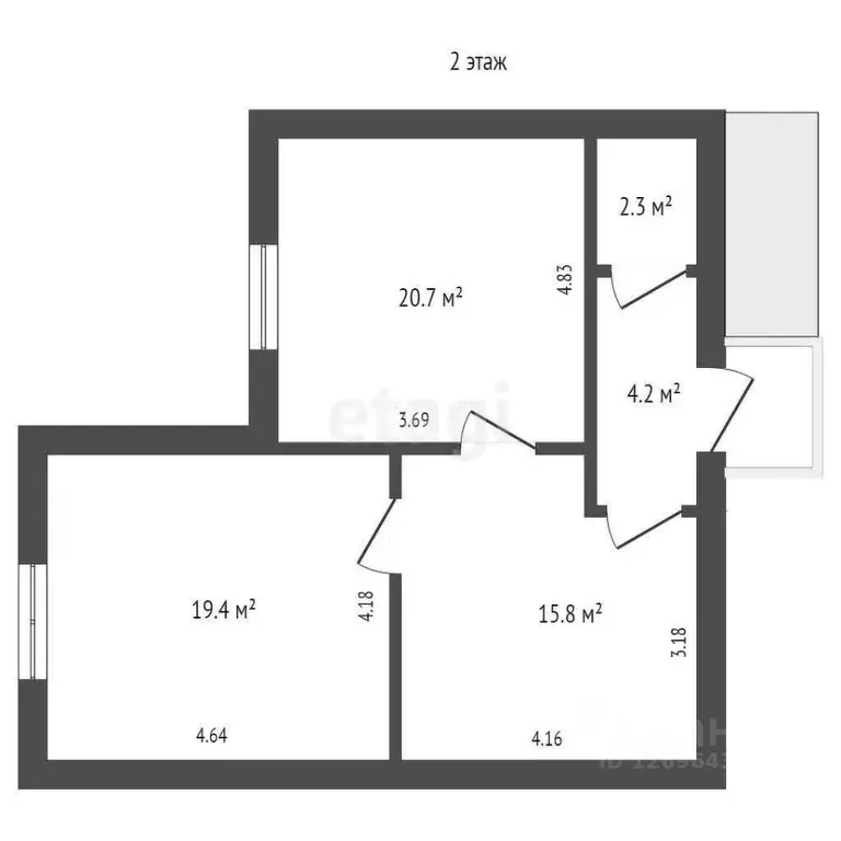 Торговая площадь в Москва Наро-Фоминская ул., 2А (360 м) - Фото 1