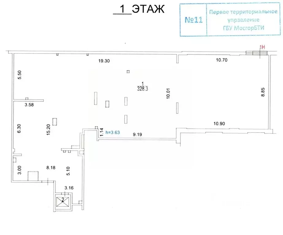 Торговая площадь в Москва 4-й Верхний Михайловский проезд, 1 (372 м) - Фото 1