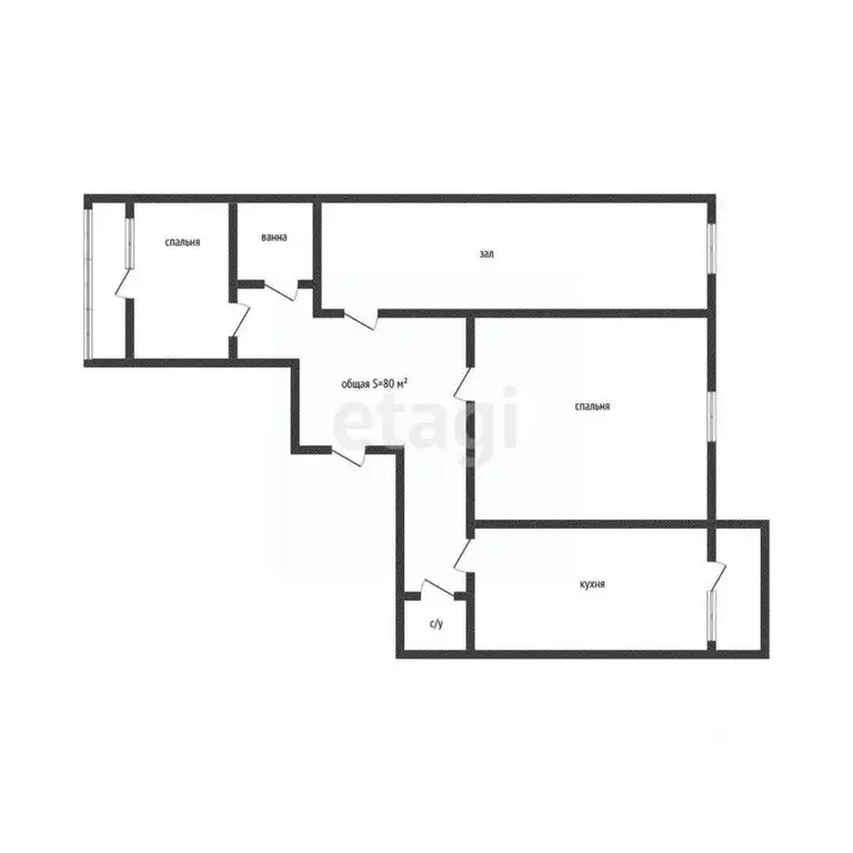 3-к кв. Краснодарский край, Геленджик ул. Маршала Жукова, 1к3 (80.0 м) - Фото 2