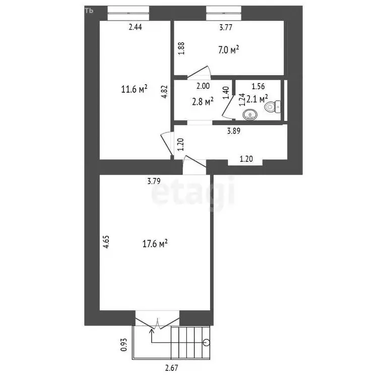 Торговая площадь (46 м) - Фото 1