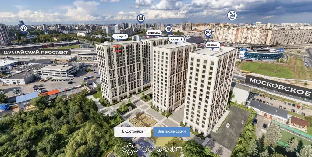 Студия Санкт-Петербург Московское ш., 13ЖЗ (20.88 м) - Фото 1
