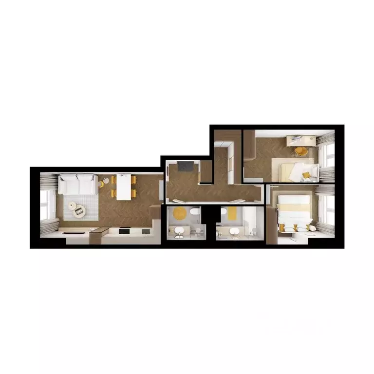 2-к кв. Московская область, Ленинский городской округ, Боброво пгт ... - Фото 1