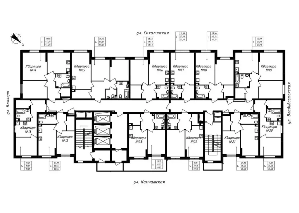 2-к кв. Свердловская область, Екатеринбург ул. Кронштадтская (54.98 м) - Фото 1