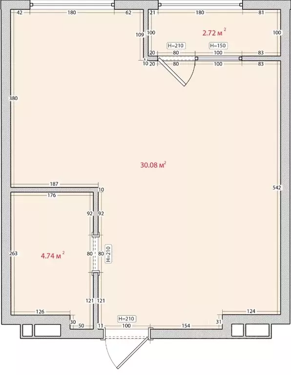 1-к кв. Приморский край, Владивосток ул. Нейбута, 135 (35.2 м) - Фото 0