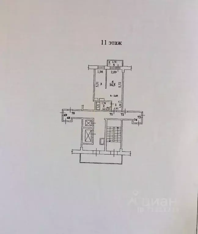 1-к кв. Иркутская область, Иркутск Радужный мкр, 75 (37.0 м) - Фото 1