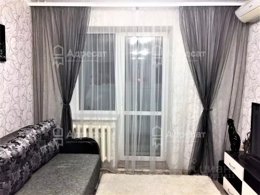 1-к кв. Волгоградская область, Волгоград ул. Рыкачева, 24 (31.8 м) - Фото 0