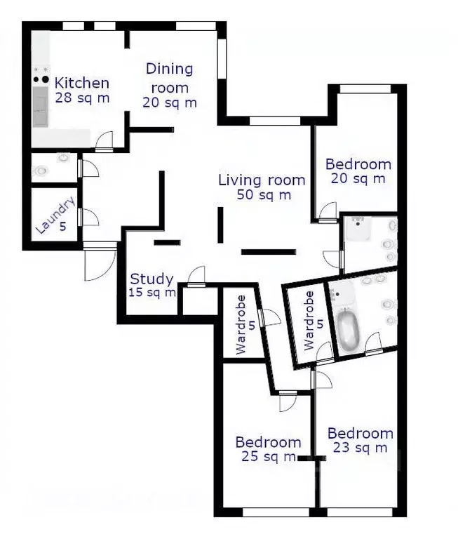 6-к кв. Москва ул. Маршала Соколовского, 5 (230.0 м) - Фото 1