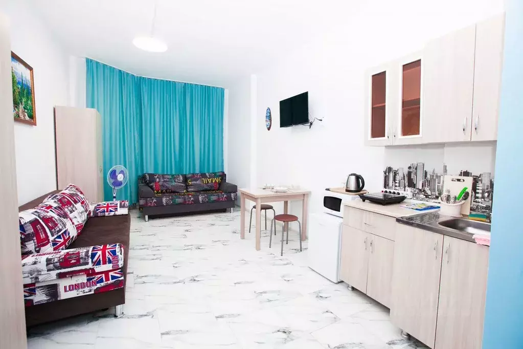 Студия Краснодарский край, Сочи ул. Ленина, 290/6 (35.0 м) - Фото 1