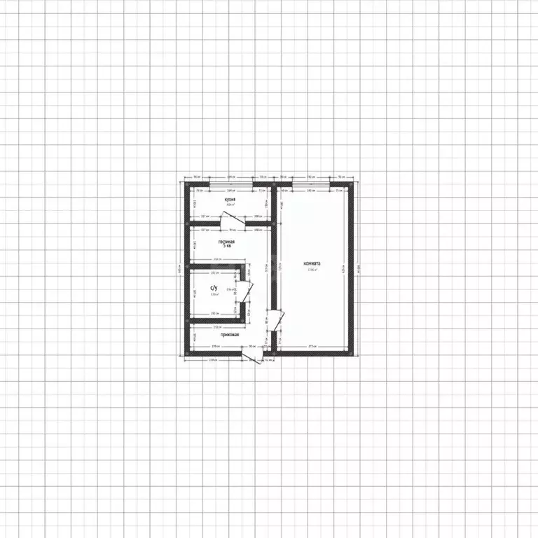 1-к кв. Дагестан, Каспийск ул. Алферова, 12А (36.0 м) - Фото 2