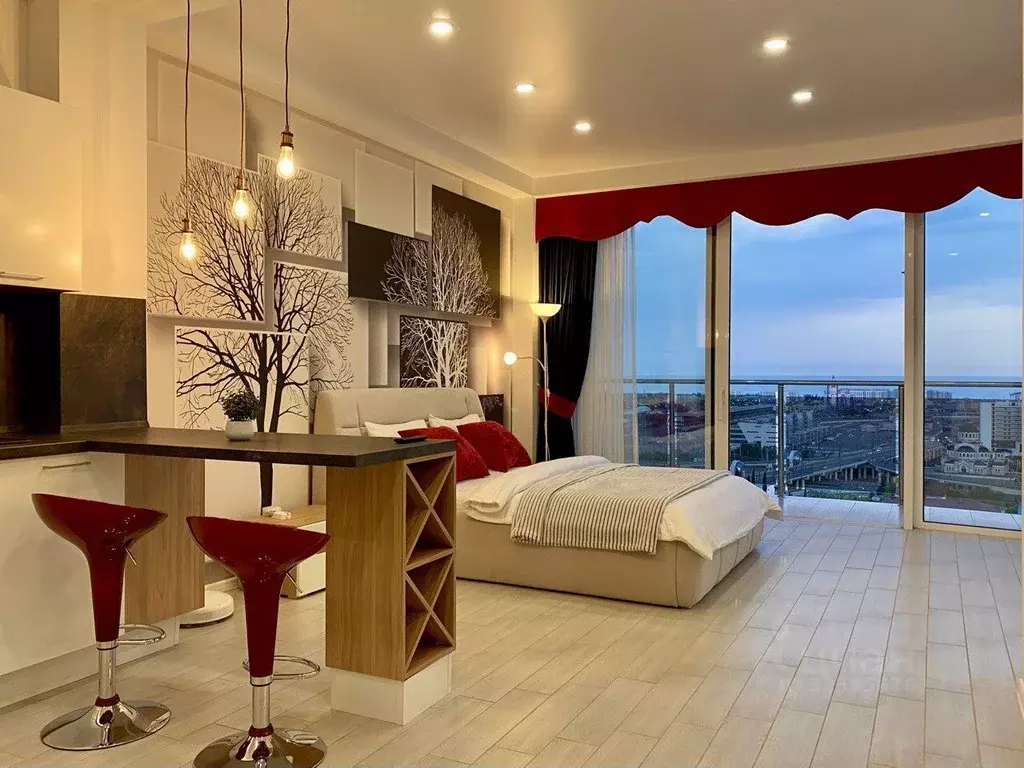 Студия Краснодарский край, Сочи Миндальная ул., 20/5 (50.0 м) - Фото 1