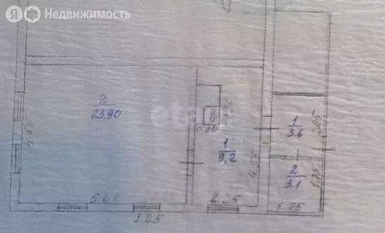 1-комнатная квартира: Нерчинск, Советская улица, 96 (39.8 м) - Фото 0