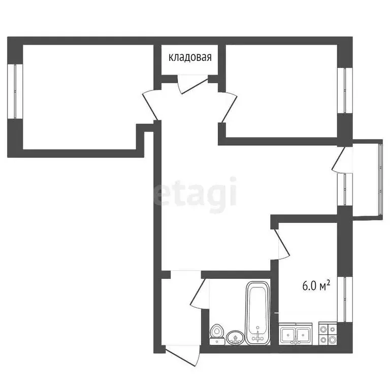3-комнатная квартира: Муром, Московская улица, 85А (51.8 м) - Фото 0