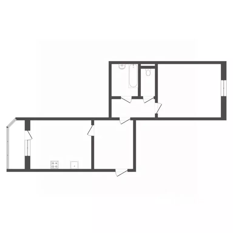 1-к кв. Тюменская область, Тюмень Широтная ул., 168 (47.0 м) - Фото 2