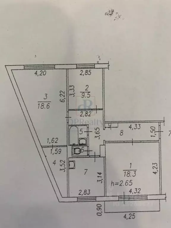 3-к кв. Кемеровская область, Новокузнецк Кузнецкстроевский просп., 13 ... - Фото 2