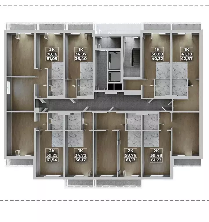 3-к кв. Красноярский край, Красноярск ул. Светлова (81.09 м) - Фото 1