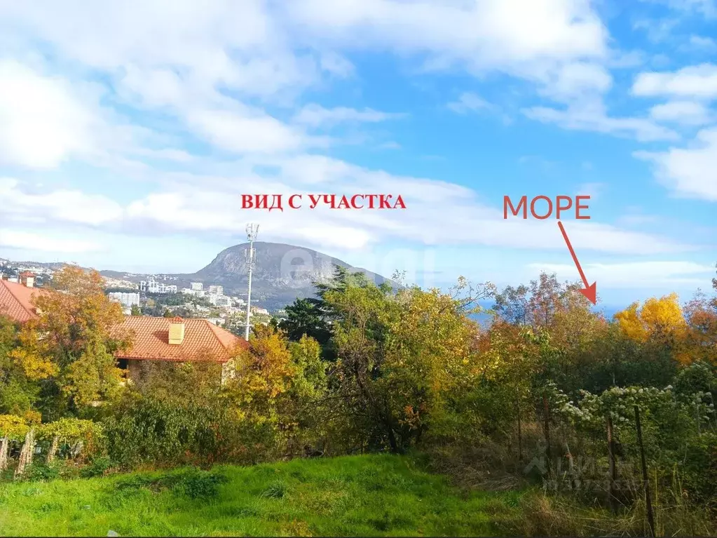 Участок в Крым, Ялта муниципальный округ, Гурзуф пгт ш. Гурзуфское ... - Фото 1