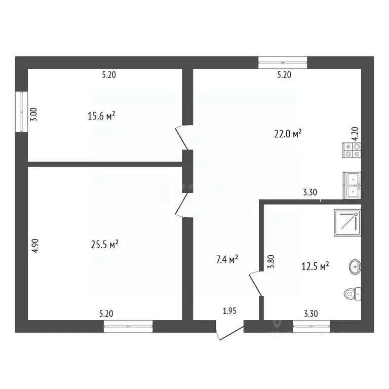 Дом в Тюменская область, Тюменский муниципальный округ, с. Перевалово ... - Фото 2