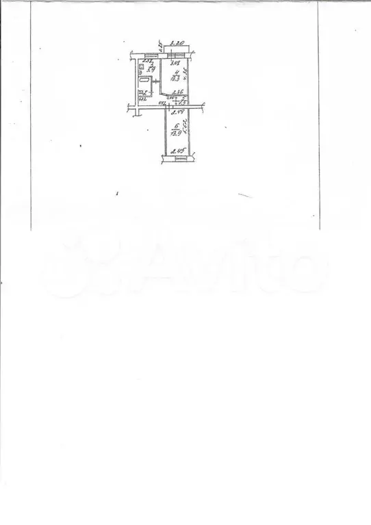 2-к. квартира, 46 м, 5/5 эт. - Фото 1