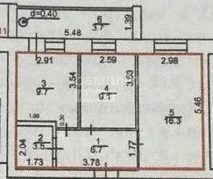 2-к кв. Марий Эл, Медведевский район, Руэмское с/пос, пос. Руэм ул. ... - Фото 2