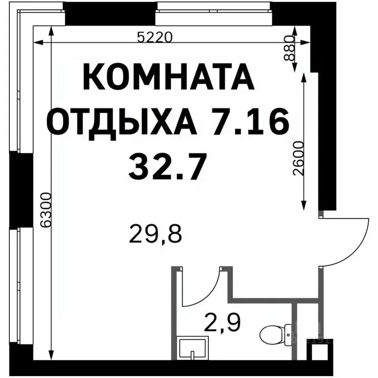 Помещение свободного назначения в Москва Скай Гарден жилой комплекс ... - Фото 2