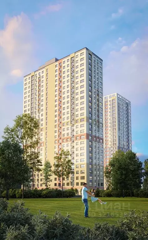 2-к кв. Тульская область, Тула Тор жилой комплекс (62.94 м) - Фото 1