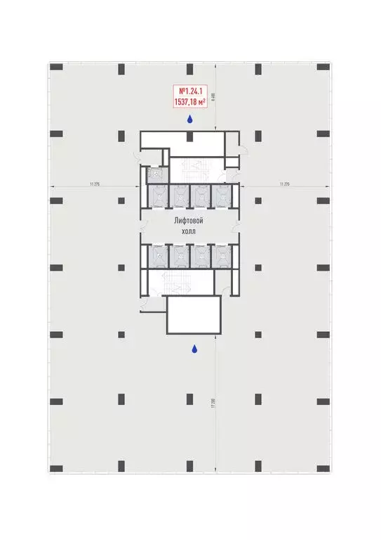 Офис (1537.18 м) - Фото 0