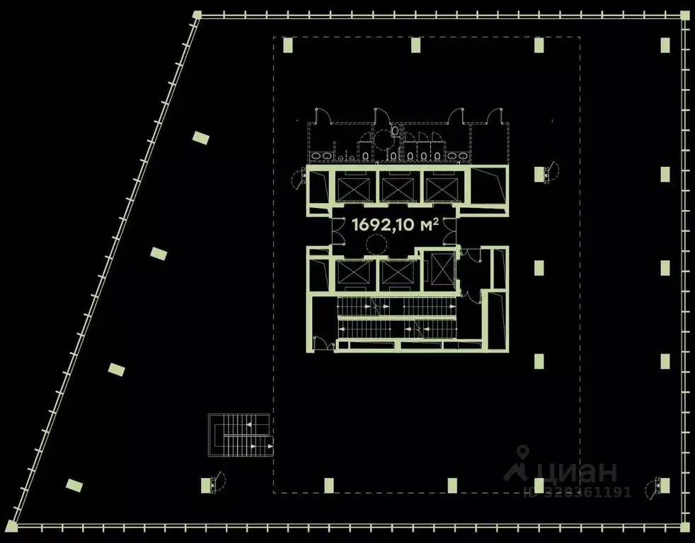 Офис в Москва ул. Обручева, Вл23 (1692 м) - Фото 2