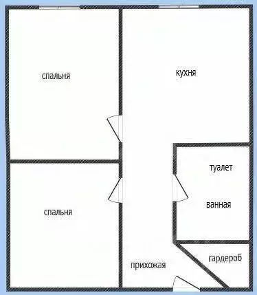 2-к кв. Приморский край, Владивосток ул. Успенского, 56Б (36.6 м) - Фото 1