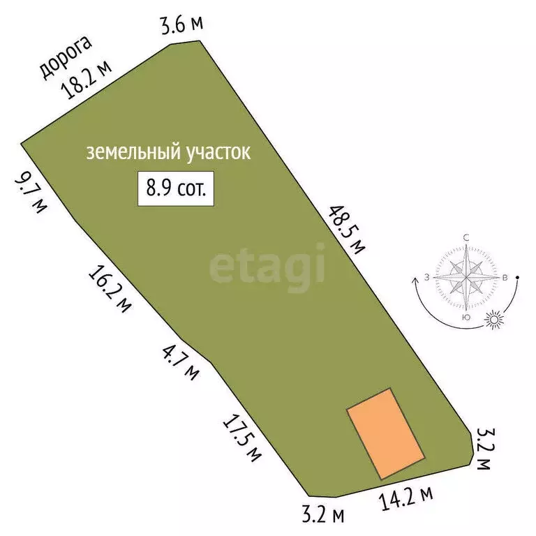 Дом в Набережные Челны, СНТ Энергетик (66.8 м) - Фото 1