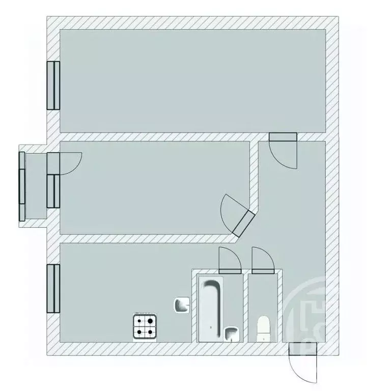 2-к кв. Санкт-Петербург, Санкт-Петербург, Сестрорецк ул. Володарского, ... - Фото 2