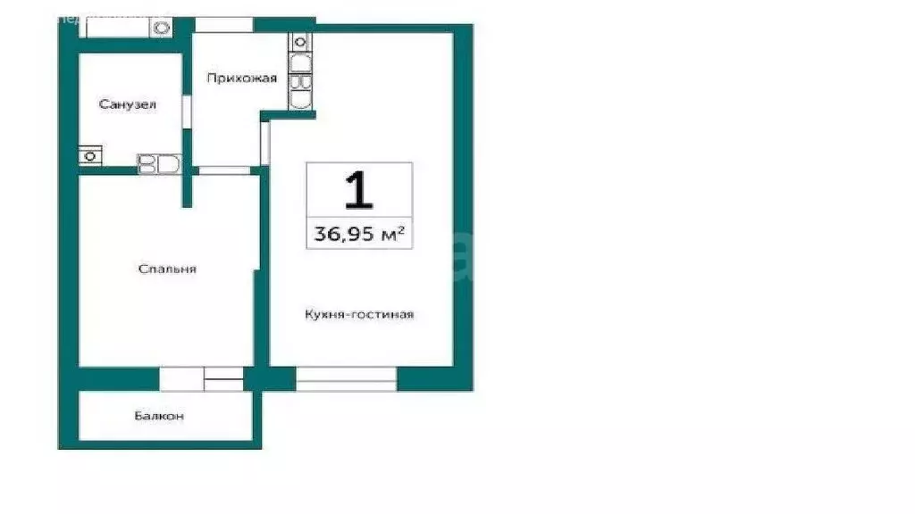 1-комнатная квартира: Тула, микрорайон Петровский квартал, улица Ивана ... - Фото 1