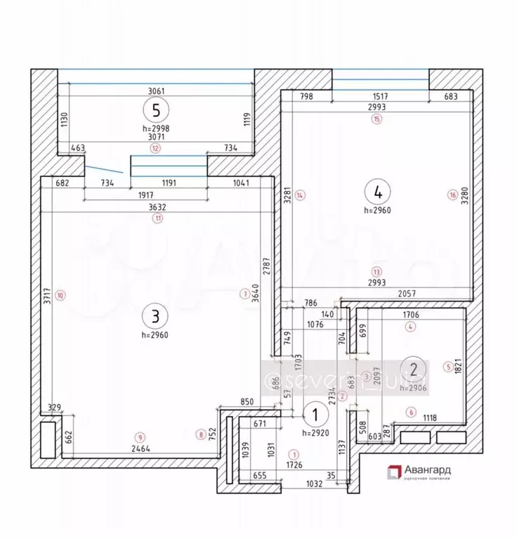 1-к. квартира, 32 м, 5/5 эт. - Фото 0