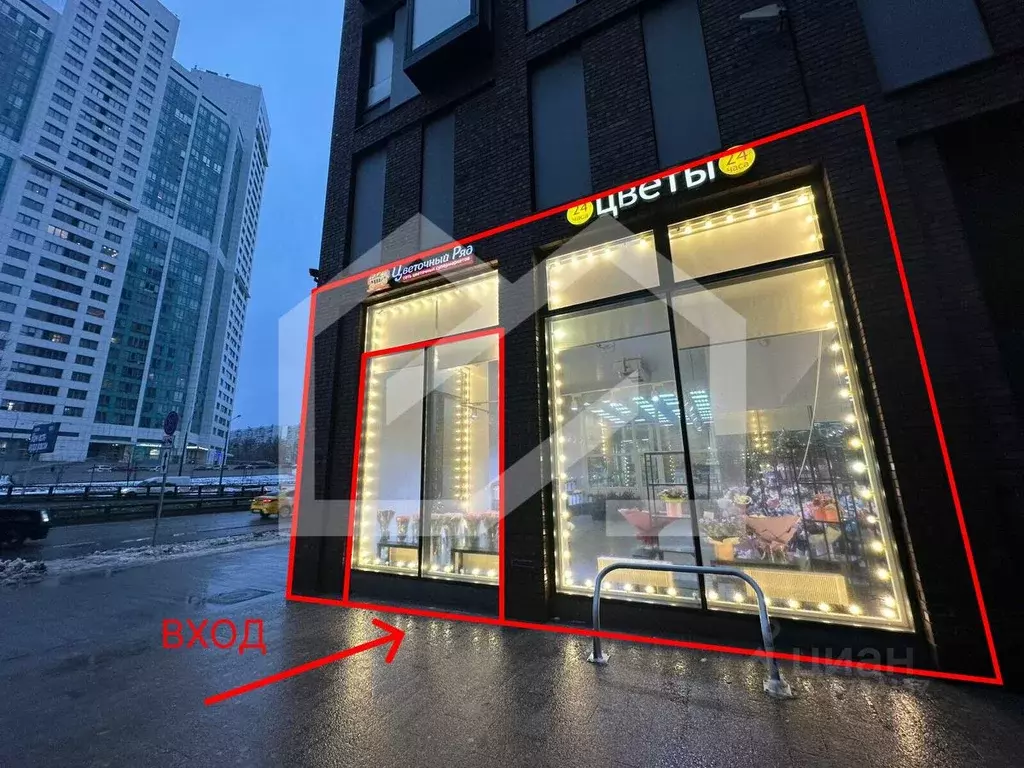 Торговая площадь в Москва Рублевское ш., 101 (59 м) - Фото 1