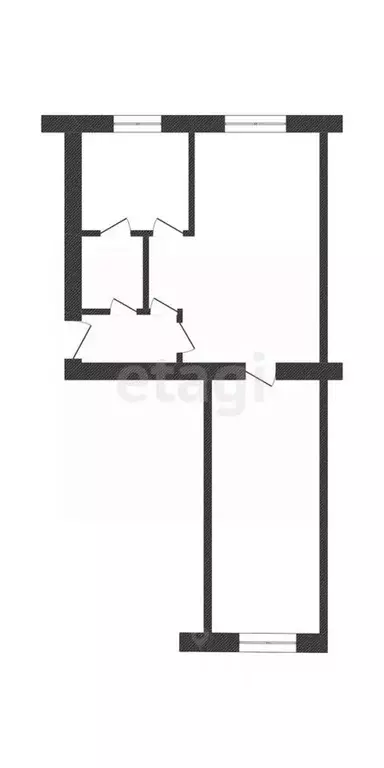 2-к кв. Белгородская область, Белгород просп. Славы, 82 (43.7 м) - Фото 2
