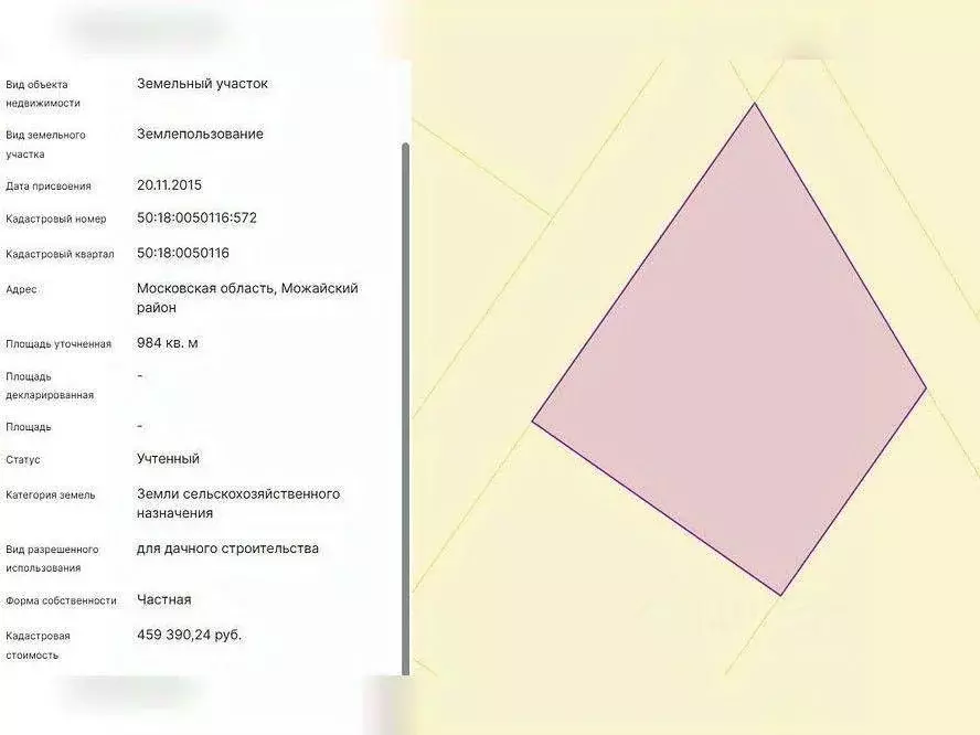 Участок в Московская область, Можайский муниципальный округ, д. ... - Фото 2