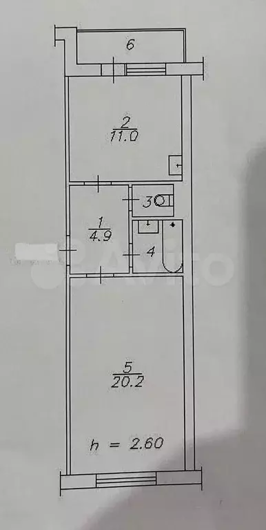 1-к. квартира, 39,7 м, 9/10 эт. - Фото 0