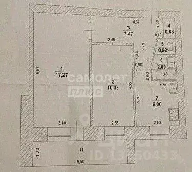 2-к кв. Ульяновская область, Ульяновск ул. Пушкарева, 8 (46.0 м) - Фото 1